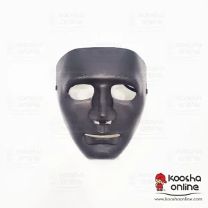 نقاب عروسکی پوکر فیس مشکی poker face