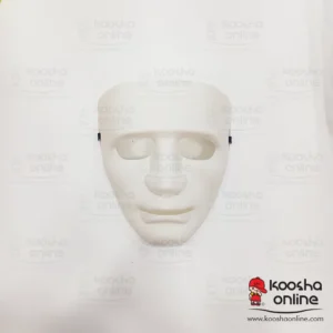 نقاب عروسکی پوکر فیس سفید poker face