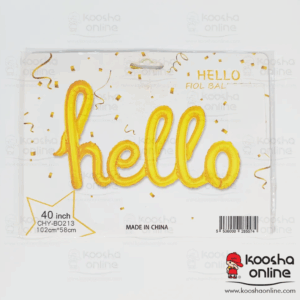 بادکنک فویلی HELLO